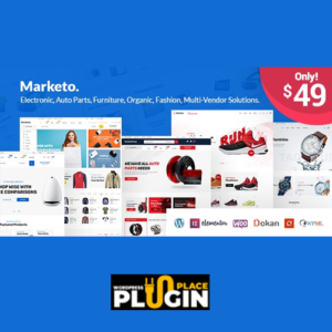 Marketo Theme GPL – eCommerce Website for Multi-Vendor Marketplace