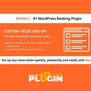 Bookly Custom Fields Add-on v4.3 Latest Version WP Plugin