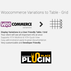 Variations to Table Grid Woocommerce GPL v1.5.5