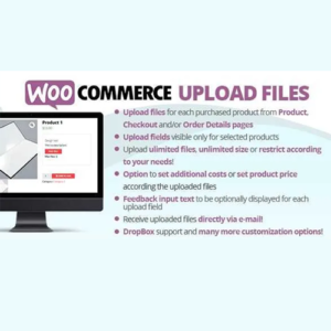 WooCommerce Upload Files Plugin GPL v80.2