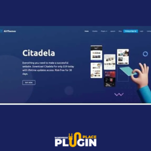 Citadela Theme WP Plugin Place  v5.11.0 – WordPress Blocks and Elementor-Based Ultimate Theme