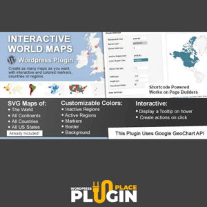 Download Interactive World Maps WP Plugin Place v2.5