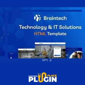 Braintech Theme WP Plugin Place v2.6.1 – Technology & IT Solutions WordPress Websites