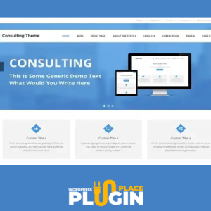 Consulting Theme WordPress Plugin Place v6.6.3 – Business, Finance WordPress Websites