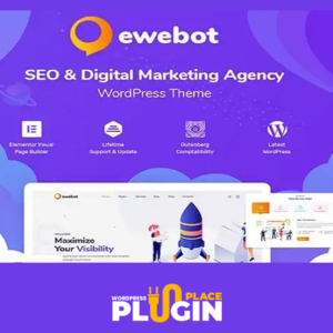 Ewebot Theme WP Plugin Place v3.1.0.3 | SEO Marketing & Digital Agency + Tutorial