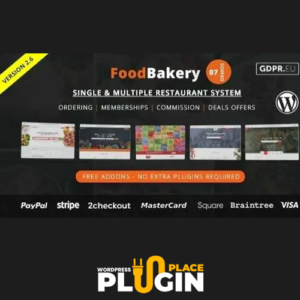 Download FoodBakery Theme WordPress Plugin Place v4.6 – Food Delivery Restaurant Directory WordPress Theme