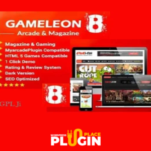 Gameleon Theme WordPress Plugin Place v9.6 – WordPress Arcade Theme & News Magazine