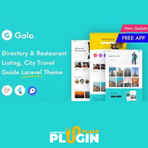 Golo Theme WP Plugin Place v1.6.4 – Directory & Listing, City Travel Guide Websites