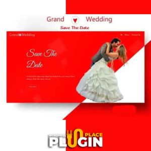 Grand Wedding Theme WordPress Plugin Place v3.1 – All In One Wedding Website