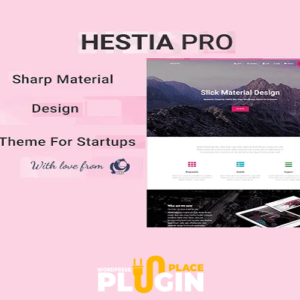 Hestia Pro WordPress Plugin Place Theme v3.1.1 – Modern Material Design Website