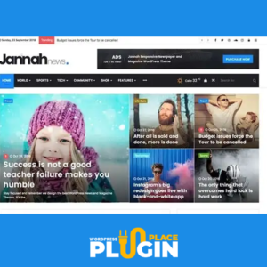 Jannah News Theme WordPress Plugin Place v7.3.1 – Newspaper Magazine AMP BuddyPress Website