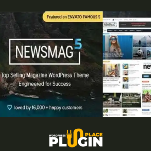 Newsmag Theme WordPress Plugin Place v5.4.3.1 – Newspaper & Magazine WordPress Theme