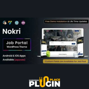 Nokri Theme WordPress Plugin Place v1.5.9 – Job Board WordPress Theme