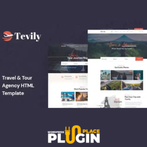 Tevily Theme WordPress Plugin Place v1.2.3 – Travel & Tour Booking WordPress Theme