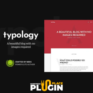 Typology Theme WordPress Plugin Place v1.7.6 – Text-Based Minimal WordPress Blog Theme