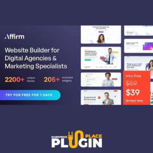 Affirm Theme WordPress Plugin Place v4.0.0 – Digital Agency & Marketing WordPress Theme